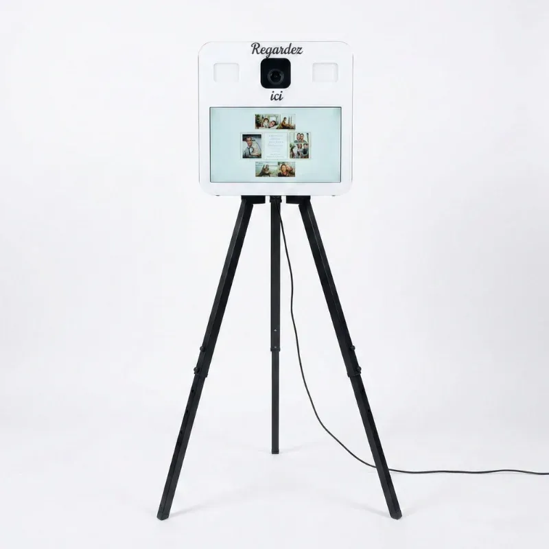 Photobooth Tripod Noir - Option 150 tirage