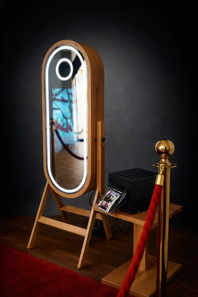 Photobooth Miroir - Numérique illimité - Cadre photo personnalisé format standard